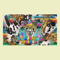 Happy Birthday Alpaca Blue Cup Urban Hoodie | Teevron