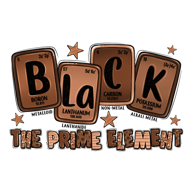 Black The Prime Element Melanin Premium Tee by LillyAllenDesigns | Teevron