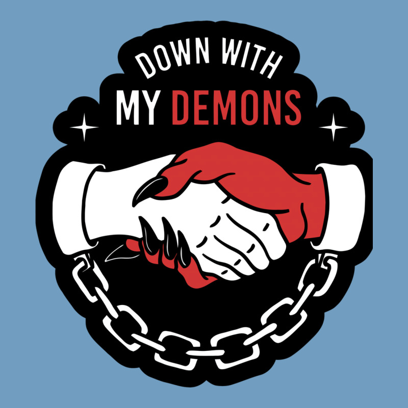 Awesome Down With My Demons  For Gift Adult And Kids Men Women  2021 Urban Heavy Tee by lanVoArt | Teevron