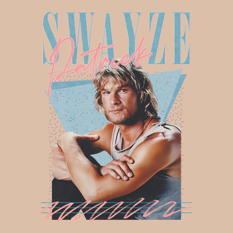 Patrick Swayze 90s Styled Retro Graphic Design Gift Urban Heavy Tee by lanVoArt | Teevron