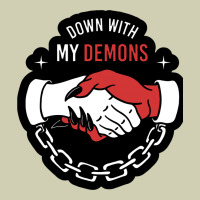 Awesome Down With My Demons  For Gift Adult And Kids Men Women  2021 Heavy Core Tee | Teevron
