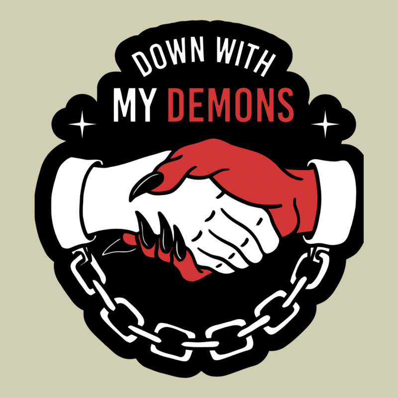 Awesome Down With My Demons  For Gift Adult And Kids Men Women  2021 Heavy Core Tee by lanVoArt | Teevron