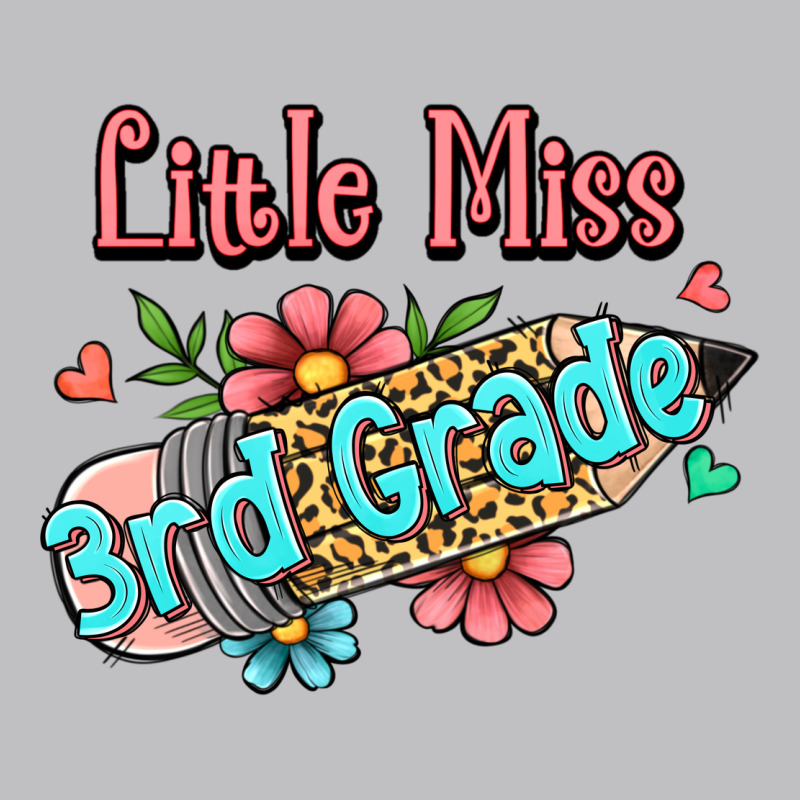 Little Miss Third Grade Long Sleeve Tee by Jasminsmagicworld | Teevron