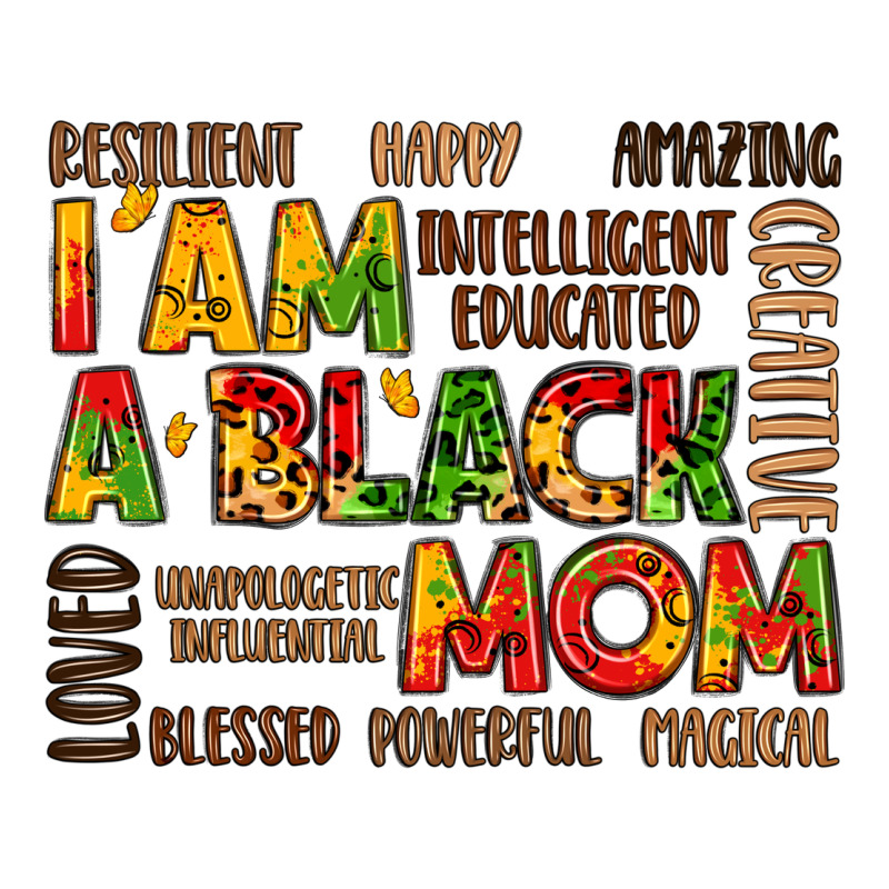 I Am A Black Mom Premium Tee by LillyAllenDesigns | Teevron