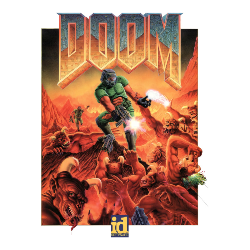 Doom 1993 Poster Pc Fps Premium Tee by lanVoArt | Teevron
