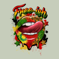Free Ish Juneteenth Lips Long Sleeve Tee | Teevron