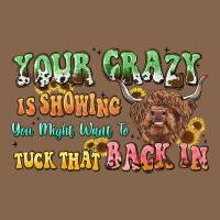 Your Crazy Is Showing Cow Premium Tee | Teevron