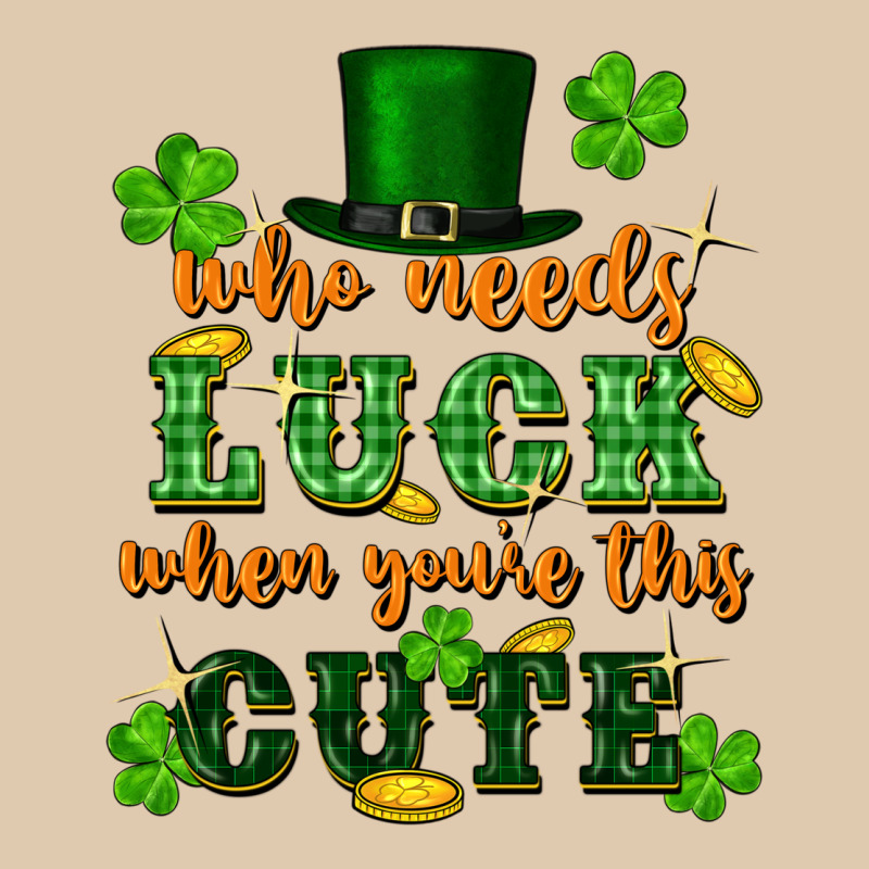 Who Needs Luck When Youre This Cute St Patricks Heavyweight Sweatshirt by FaDigitalArtStudio | Teevron
