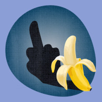 Dirty Joke Halloween Costume Joke Middle Finger Banana Long Sleeve Tee | Teevron