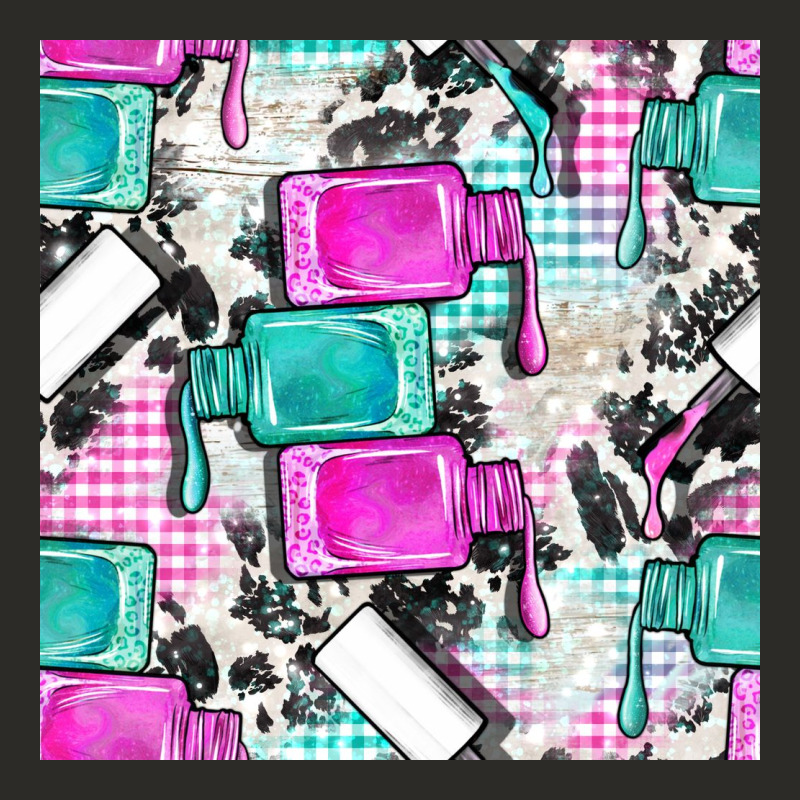 Nail Polish With Cowhide And Plaid Seamless Pattern Bbs Heavy Core Tee by BundleAndBundleShop | Teevron