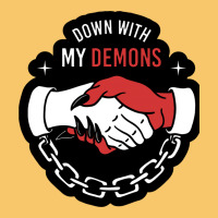 Awesome Down With My Demons  For Gift Adult And Kids Men Women  2021 Vintage Hoodie | Teevron