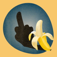 Dirty Joke Halloween Costume Joke Middle Finger Banana Vintage Hoodie | Teevron