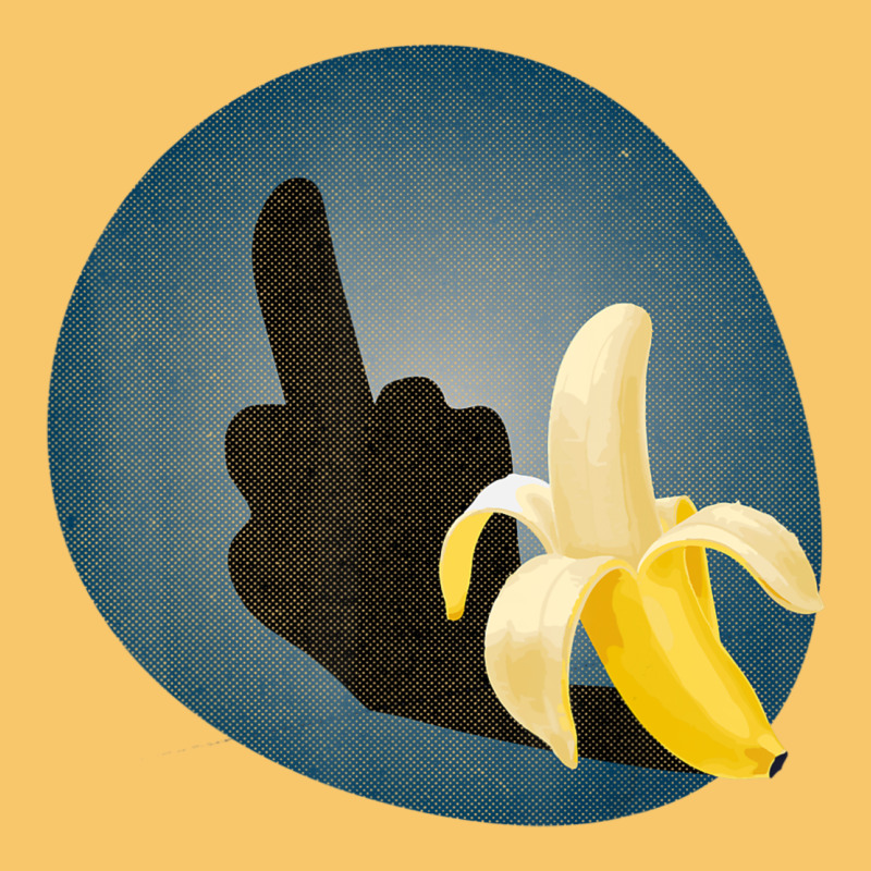 Dirty Joke Halloween Costume Joke Middle Finger Banana Vintage Hoodie by lanVoArt | Teevron
