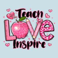 Teach Love Inspire Teacher Valentines Day Ladies Tee | Teevron