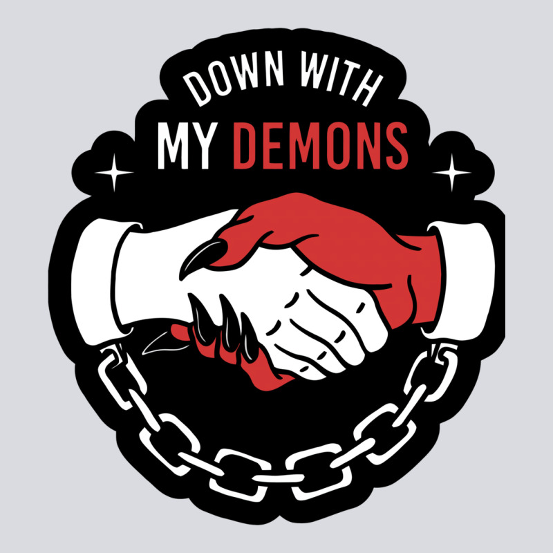 Awesome Down With My Demons  For Gift Adult And Kids Men Women  2021 Zipper Hoodie by lanVoArt | Teevron