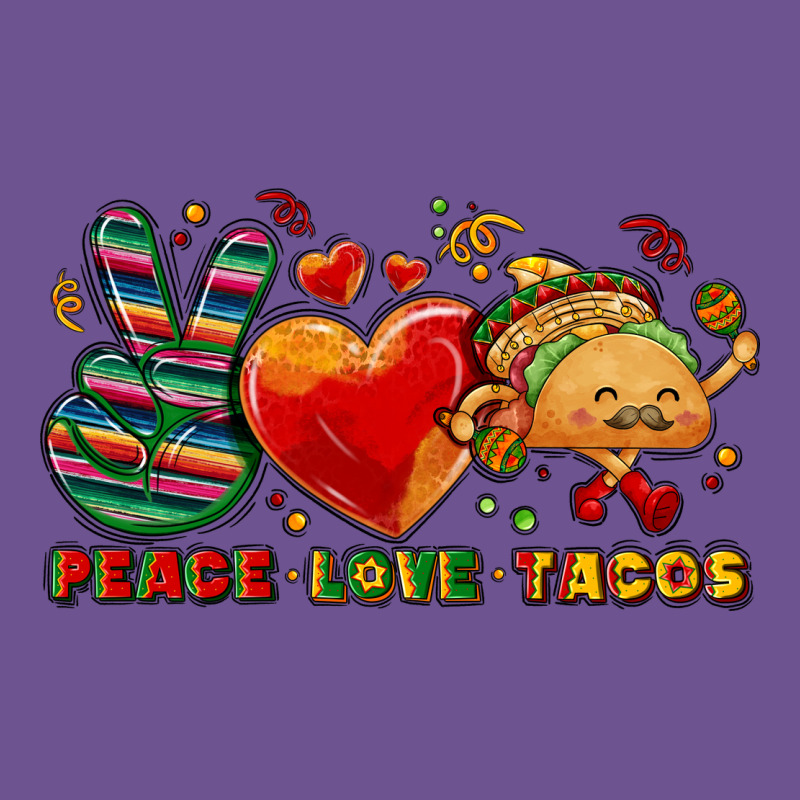 Peace Love Tacos Vintage Tee by NancyCooperArtShop | Teevron