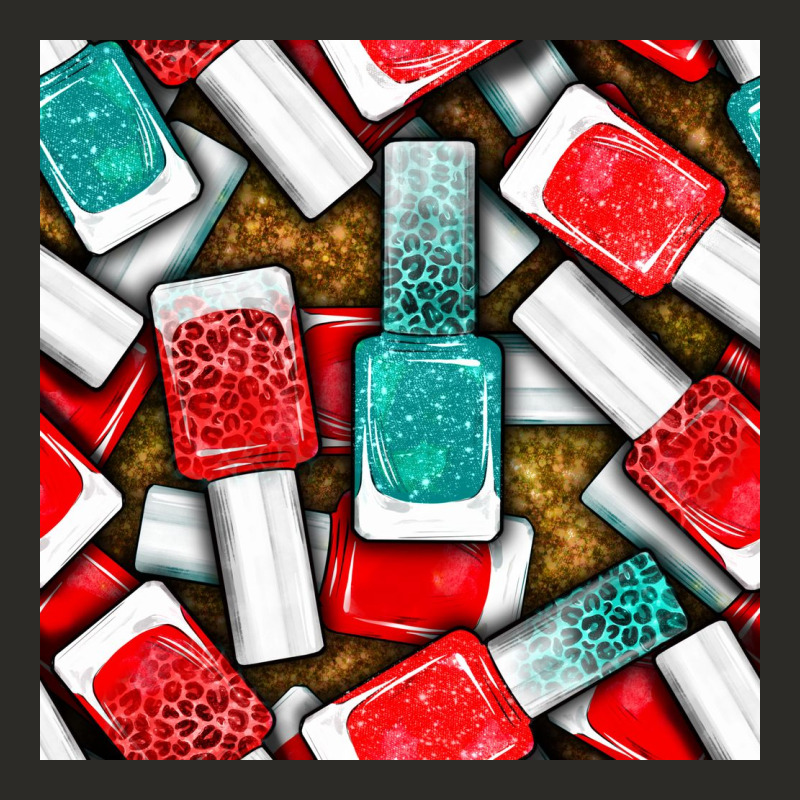 Nail Polish With Glitter Seamless Pattern Bbs Heavy Core Tee by BundleAndBundleShop | Teevron