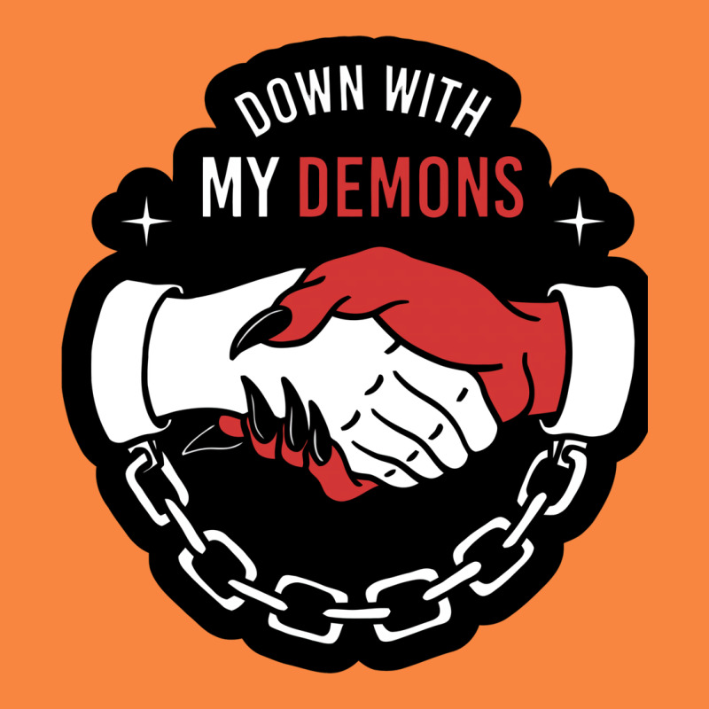 Awesome Down With My Demons  For Gift Adult And Kids Men Women  2021 Premium Sweatshirt by lanVoArt | Teevron