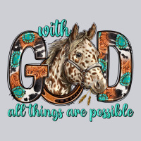 With God All Things Are Possible With Horse Bbs Heavyweight Sweatshirt | Teevron