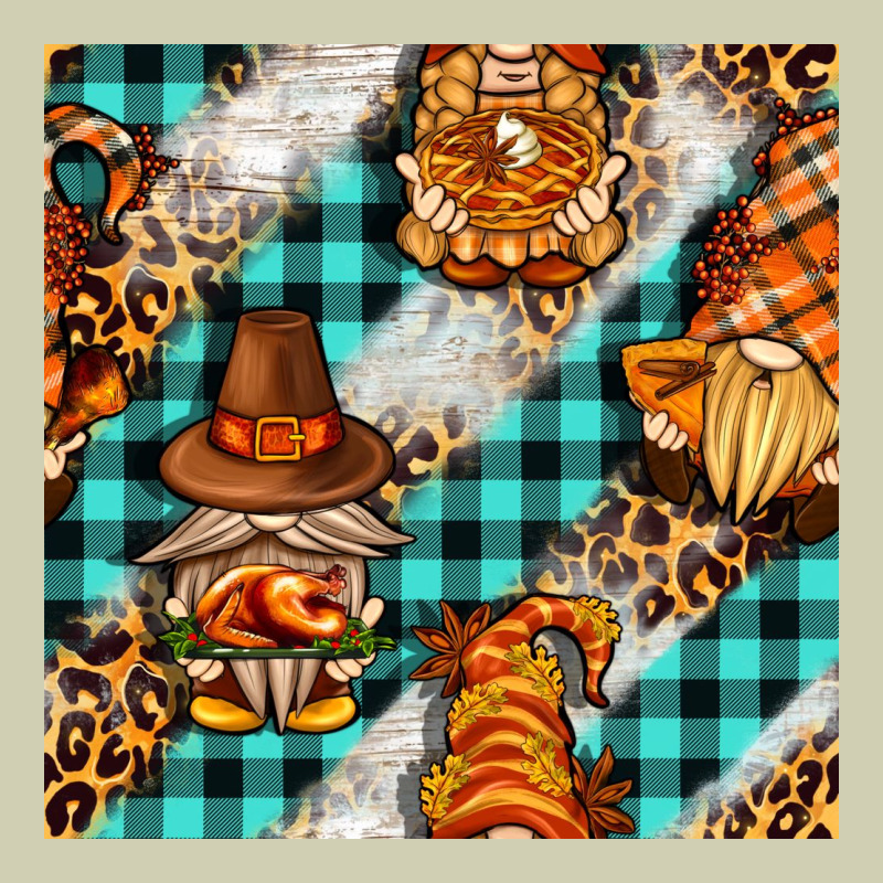 Thanksgiving Gnomies With Leopard And Tartan Seamless Pattern Bbs Heavy Core Tee by BundleAndBundleShop | Teevron
