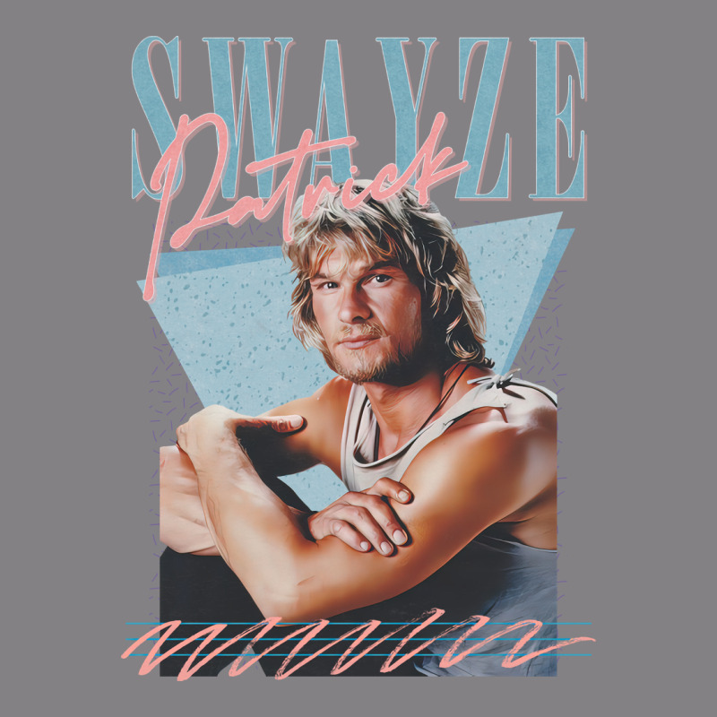 Patrick Swayze 90s Styled Retro Graphic Design Gift Heavyweight Hoodie by lanVoArt | Teevron