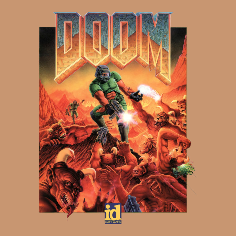 Doom 1993 Poster Pc Fps Heavyweight Hoodie by lanVoArt | Teevron