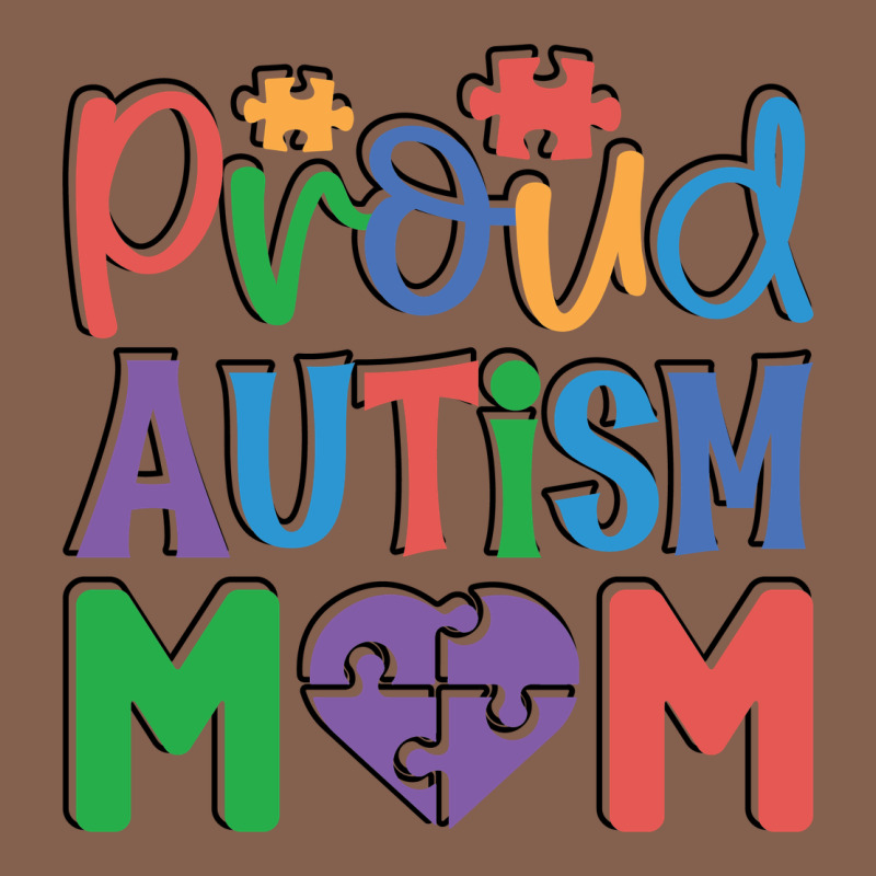 Proud Autism Mom Zipper Hoodie by CowhideDigitalArt | Teevron