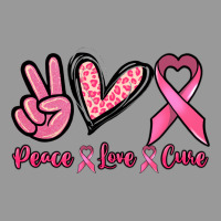 Peace Love Cure Cancer Awareness Vintage Hoodie | Teevron