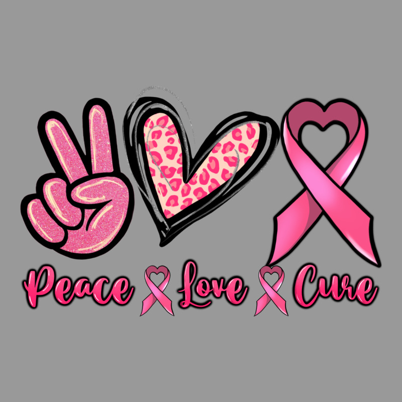 Peace Love Cure Cancer Awareness Vintage Hoodie by HowdyJamesFarm | Teevron
