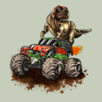 Monster Truck And T Rex Dinosaur Ladies Tee | Teevron