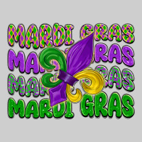 Mardi Gras With Fleur De Lis Premium Tee | Teevron