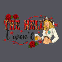 The Hell I Wont With Sassy Pinup Cowgirl Vintage Hoodie | Teevron