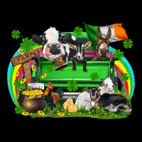 St. Patrick's Day Farm Animal Truck Heavyweight Sweatshirt | Teevron