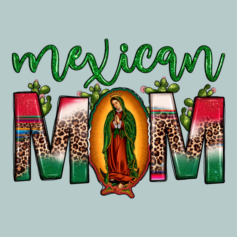 Mexican Mom Our Lady Of Guadalupe Leopard Heavy Core Tee by JahusDesignShop | Teevron