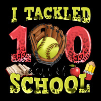 I Tackled Days Of School Softball Ladies Tee | Teevron