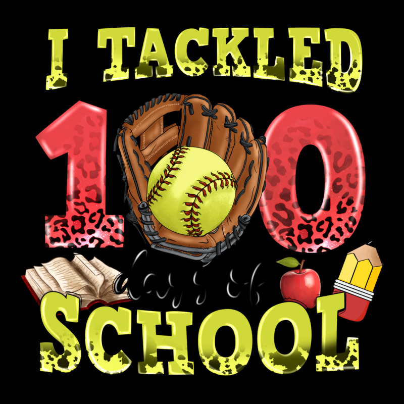 I Tackled Days Of School Softball Ladies Tee by LillyAllenDesigns | Teevron