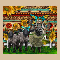Western Cute Hampshire Sheep Family Heavyweight Hoodie | Teevron