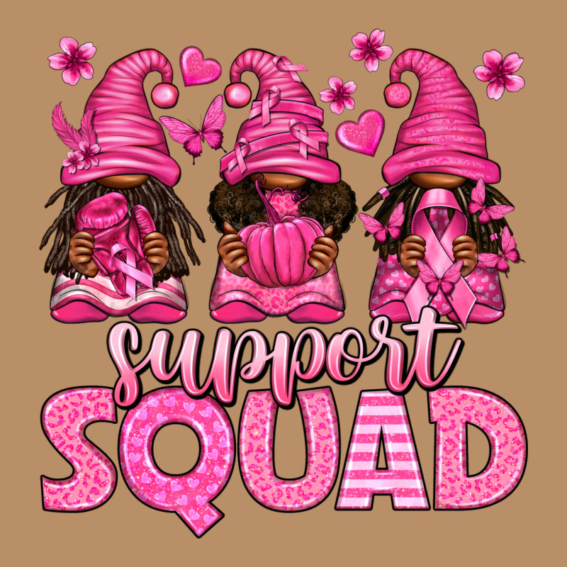 Breast Cancer Afro Gnomies Support Squad Vintage Hoodie by texasbilliewilder | Teevron