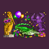 Mardi Gras Pelican Alligator And Crawfish Premium Tee | Teevron