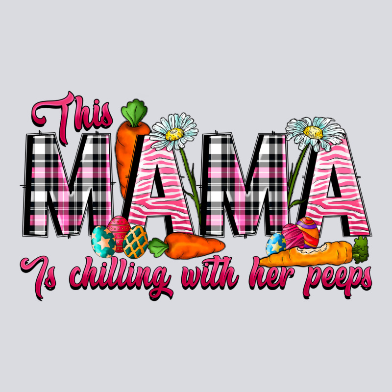 This Mama Is Chilling With Her Peeps Zipper Hoodie by CowhideDigitalArt | Teevron