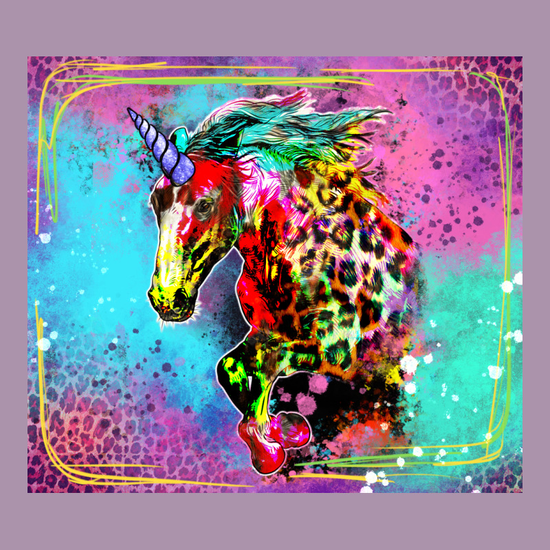 Colorful Unicorn Horse Heavyweight Hoodie by LillyAllenDesigns | Teevron