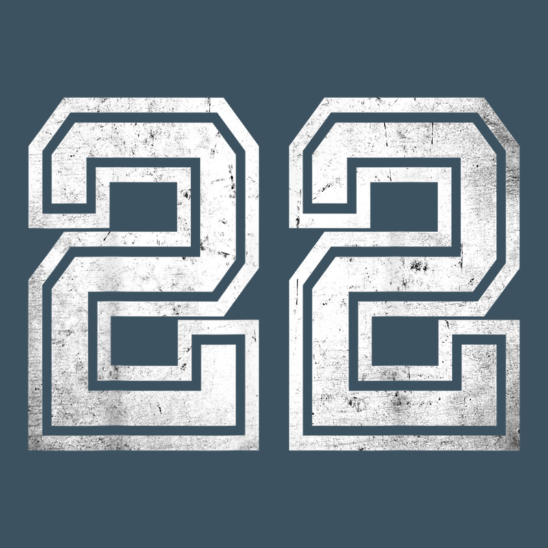Number 22 Sports Jersey Lucky No. Birthday Age Vintage Urban Heavy Tee by tuanDangUi | Teevron