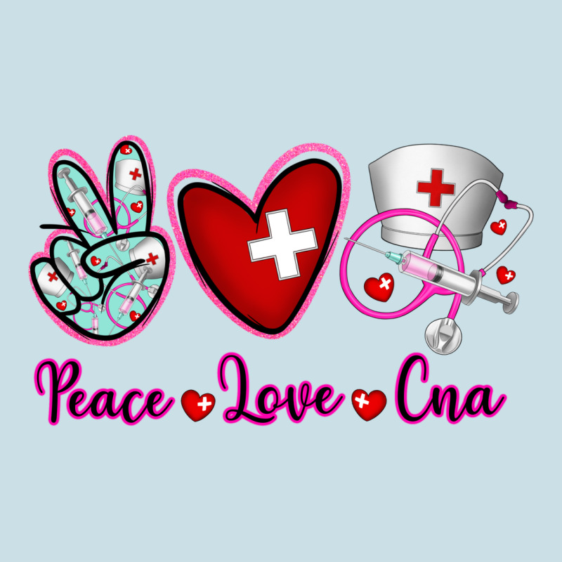Peace Love Cna Ladies Tee by RanaPortraitStore | Teevron