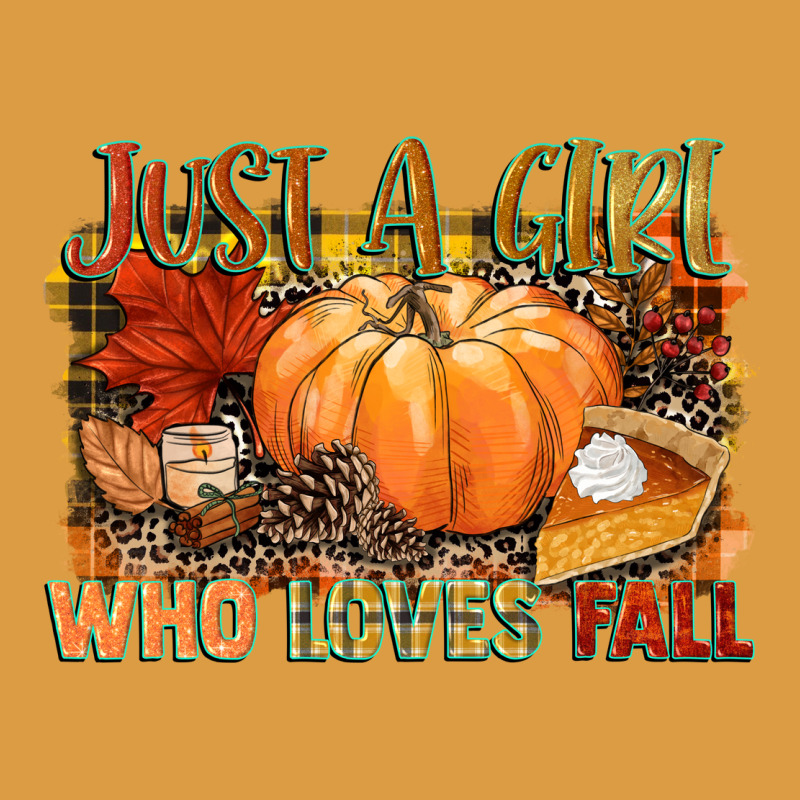 Just A Girl Who Loves Fall Urban Heavy Tee by NancyCooperArtShop | Teevron