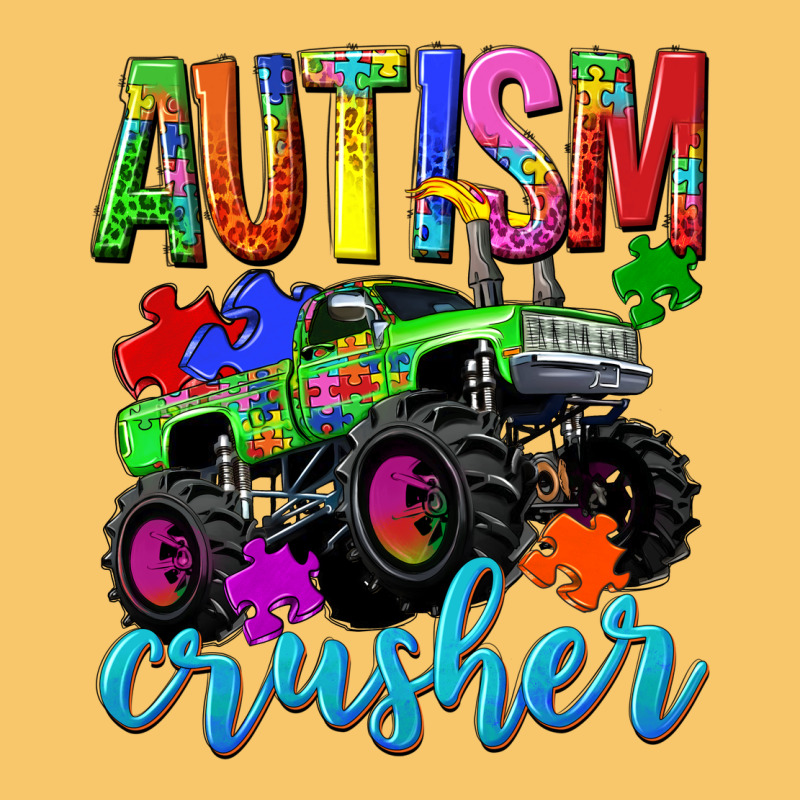 Autism Awareness Crusher Vintage Hoodie by NancyCooperArtShop | Teevron