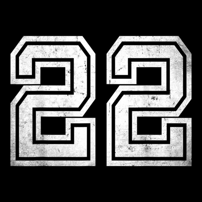 Number 22 Sports Jersey Lucky No. Birthday Age Vintage Heavy Core Tee by tuanDangUi | Teevron