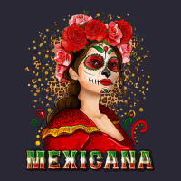 Sugar Skull Girl With Mexicana Vintage Tee | Teevron