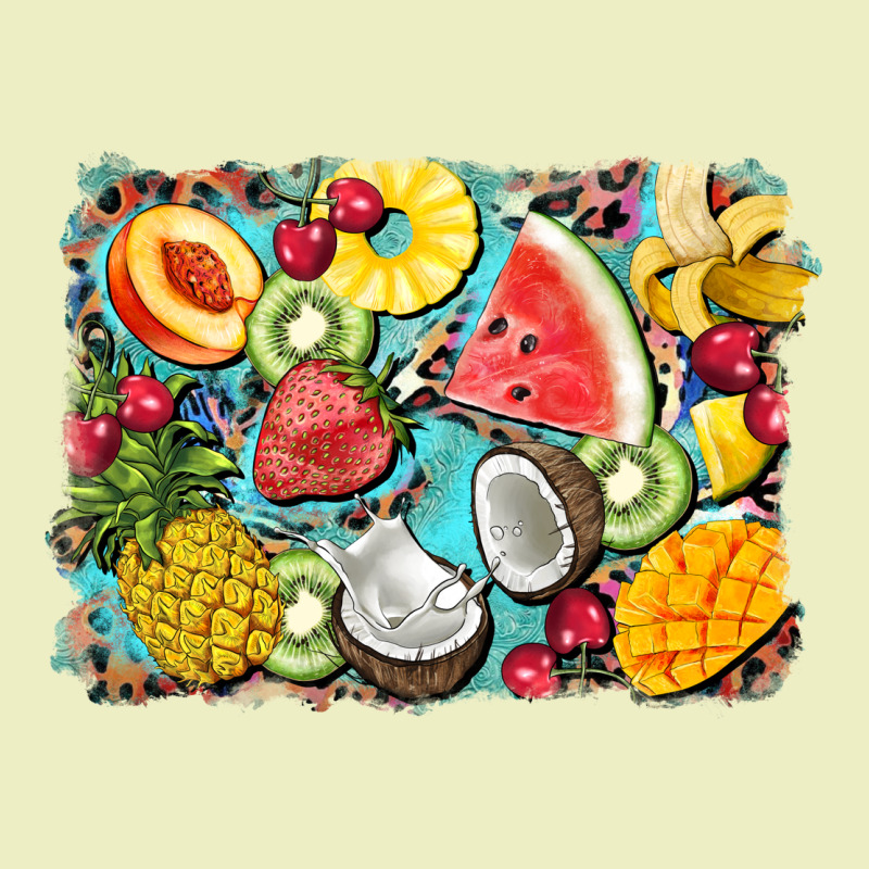 Summer Fruits Background Urban Hoodie by BarkalooDesign | Teevron