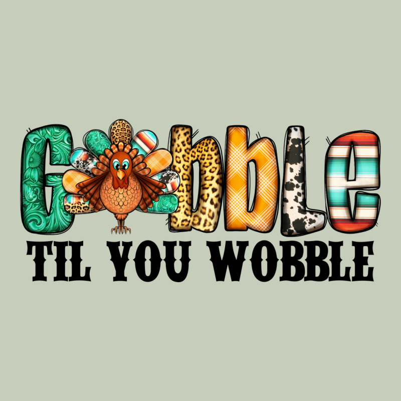 Gobble Til You Wobble Thanksgiving Turkey Long Sleeve Tee by Jasminsmagicworld | Teevron