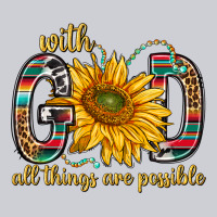With God All Things Are Possible With Sunflower Bbs Heavyweight Sweatshirt | Teevron